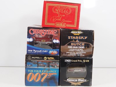 Lot 151 - A group of 1:18 scale diecast cars by AUTOART...