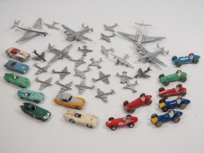 Lot 153 - A group of playworn DINKY diecast toys...