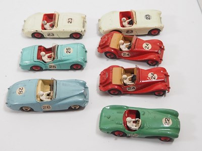 Lot 156 - A group of mainly DINKY diecast cars etc all...