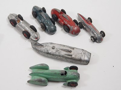 Lot 156 - A group of mainly DINKY diecast cars etc all...