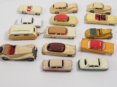 Lot 156 - A group of mainly DINKY diecast cars etc all...