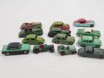 Lot 156 - A group of mainly DINKY diecast cars etc all...