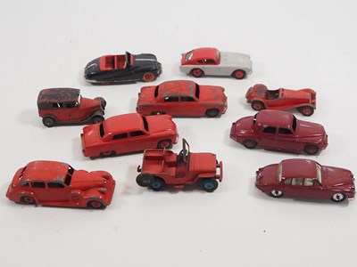 Lot 156 - A group of mainly DINKY diecast cars etc all...