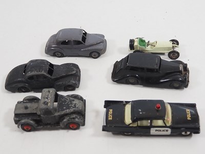 Lot 156 - A group of mainly DINKY diecast cars etc all...