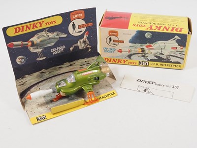 Lot 172 - A DINKY 351 Gerry Anderson's 'UFO' Interceptor...