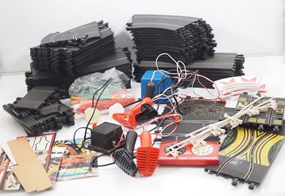 Lot 188 - A large quantity of vintage SCALEXTRIC track...