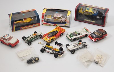 Lot 189 - A group of mostly vintage SCALEXTRIC slot cars...