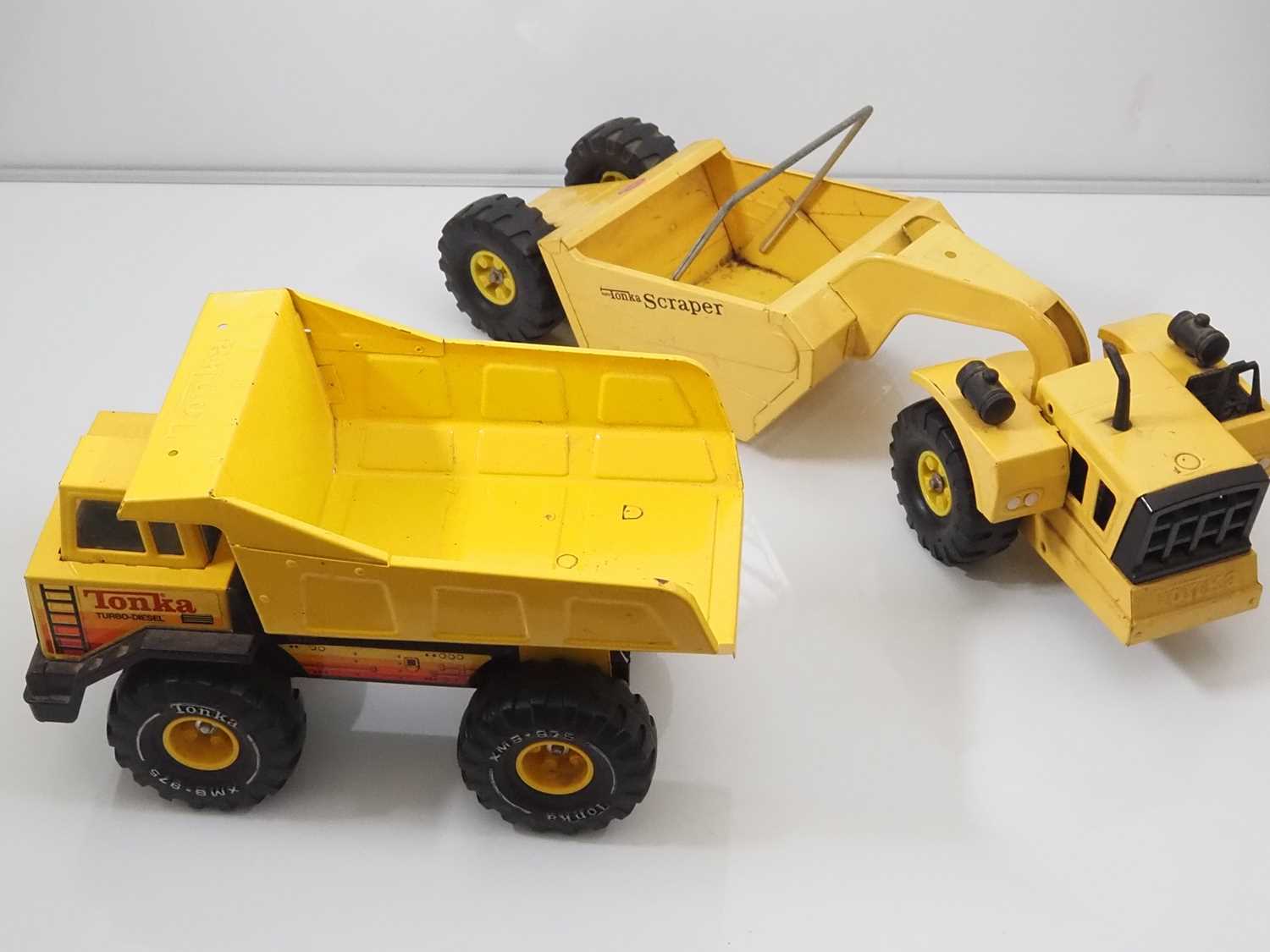 Yellow Antique Metal Tonka Trucks 2007 Tonka Tonka Wooden Trucks