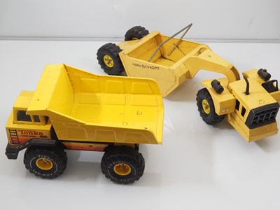 Lot 190 - A pair of vintage TONKA pressed steel toys...