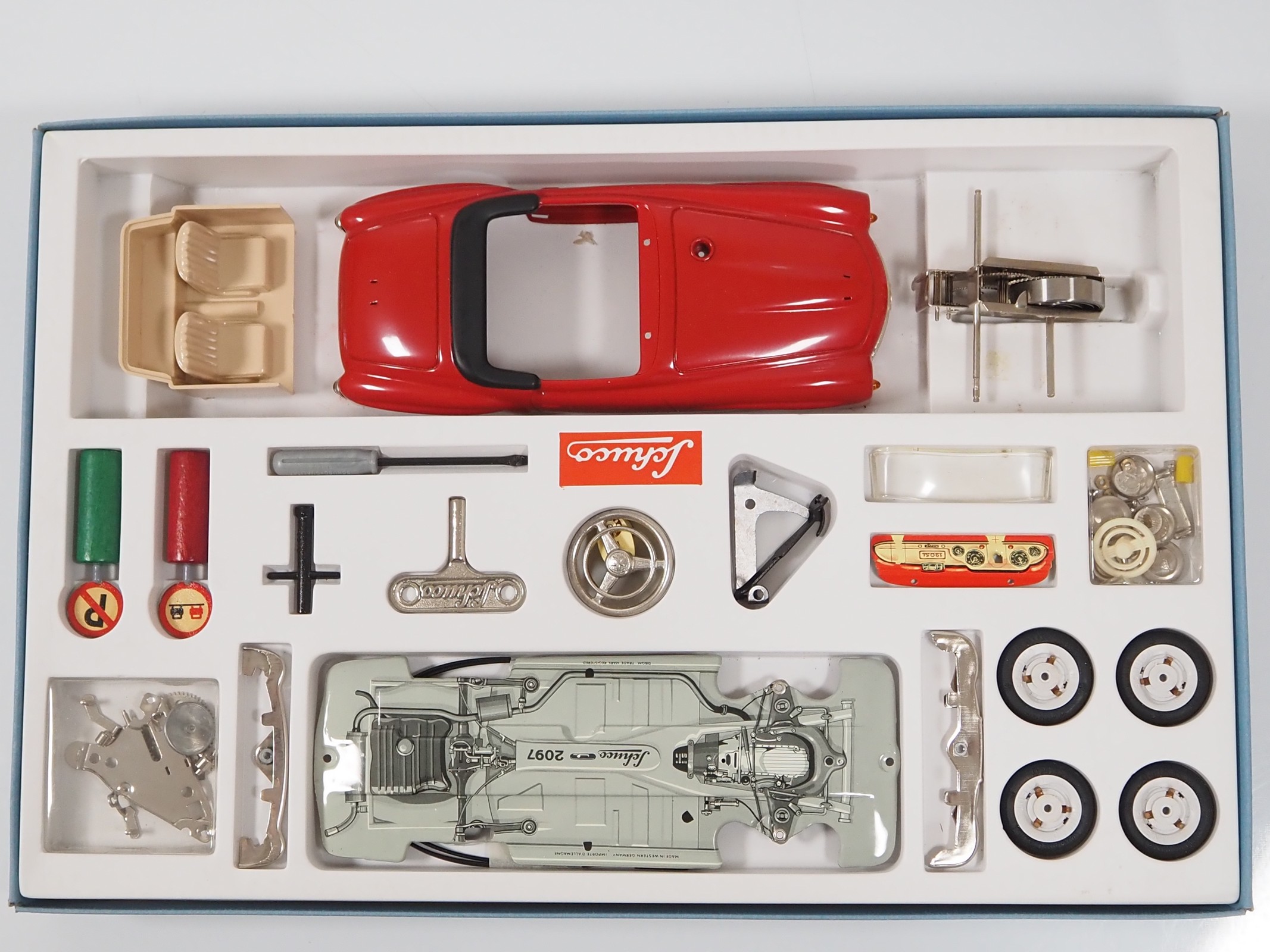 Lot 191 - A SCHUCO 2097 Mercedes 190SL tinplate