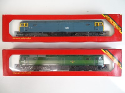 Lot 411 - OO SCALE MODEL RAILWAYS: A pair of HORNBY...