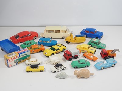 Lot 201 - A group of Eastern European plastic and metal...