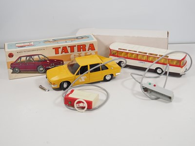 Lot 206 - A pair of vintage Eastern European plastic...