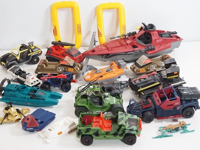 Lot 225 - A group of G.I. Joe vehicles and accessories...