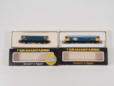 Lot 241 - A pair of FARISH N gauge diesel locomotives...