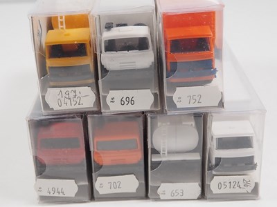 Lot 282 - A group of 1:87 scale plastic cars, vans and...