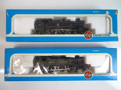 Lot 419 - OO SCALE MODEL RAILWAYS: A pair of Prairie...