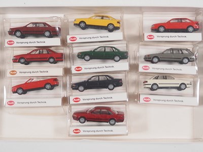 Lot 289 - A group of 1:87 scale plastic cars and lorries...