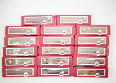 Lot 300 - A group of DAPOL boxed OO gauge coaches in BR...