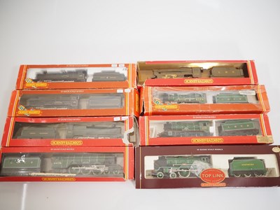 Lot 327 - A group of HORNBY OO gauge steam locomotives,...