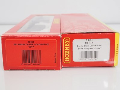 Lot 335 - A pair of HORNBY (China) OO gauge Castle class...