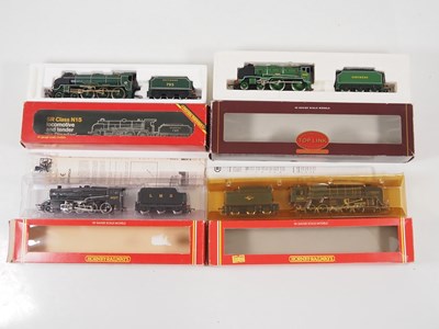 Lot 340 - A group of HORNBY OO gauge steam locomotives...