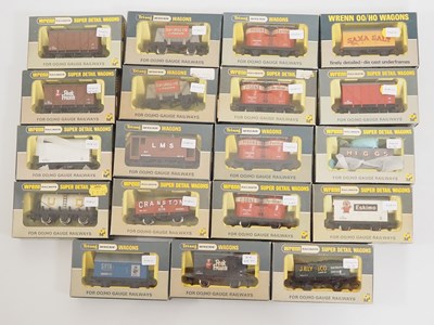 Lot 342 - A group of WRENN boxed OO gauge wagons of...