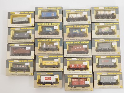 Lot 343 - A group of WRENN boxed OO gauge wagons of...