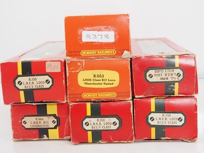 Lot 350 - A group of HORNBY OO gauge steam locomotives,...