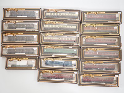 Lot 357 - A group of MAINLINE boxed OO gauge coaches,...