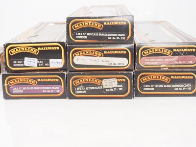 Lot 357 - A group of MAINLINE boxed OO gauge coaches,...