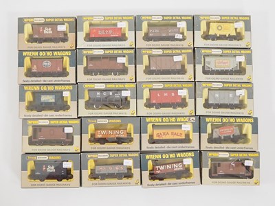 Lot 371 - A group of WRENN boxed OO gauge wagons of...