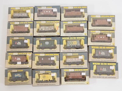 Lot 373 - A group of WRENN boxed OO gauge wagons of...