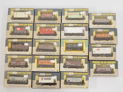 Lot 374 - A group of WRENN boxed OO gauge wagons of...