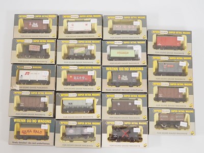 Lot 375 - A group of WRENN boxed OO gauge wagons of...