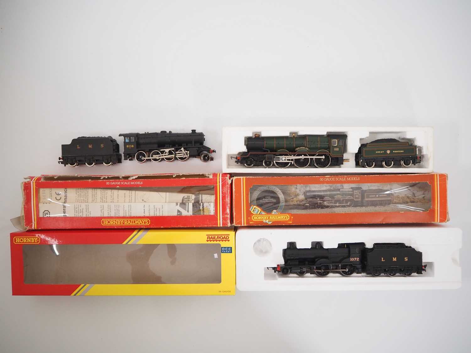 Lot 382 - A group of HORNBY OO gauge steam locomotives...