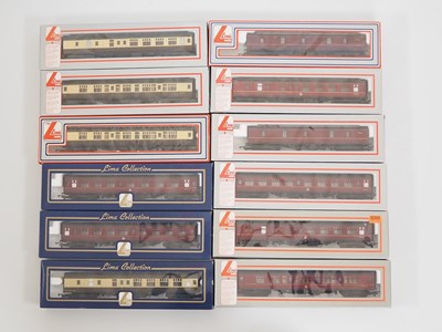 Lot 392 - A group of LIMA OO gauge Mark 1 coaches in...