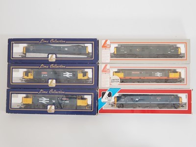 Lot 415 - A group of LIMA OO gauge class 37 diesel...