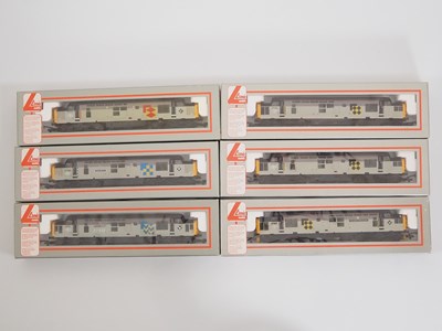 Lot 417 - A group of LIMA OO gauge class 37 diesel...