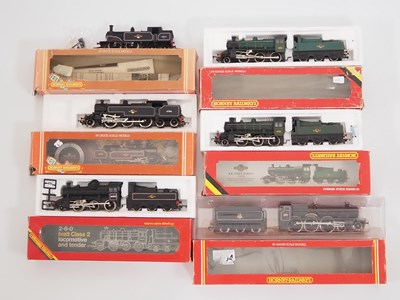 Lot 432 - A group of HORNBY OO gauge steam locomotives...