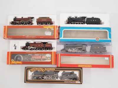 Lot 433 - A group of OO gauge LMS steam locomotives by...