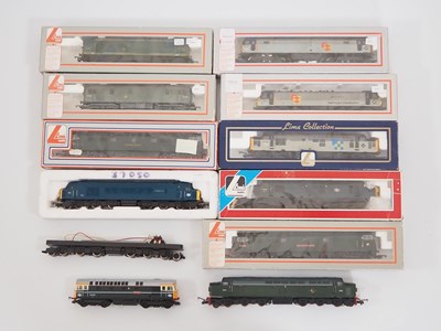 Lot 449 - A mixed group of OO gauge diesel locos by...