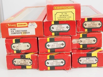 Lot 451 - A large group of HORNBY OO gauge passenger...