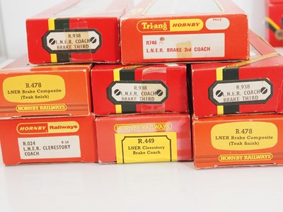 Lot 451 - A large group of HORNBY OO gauge passenger...