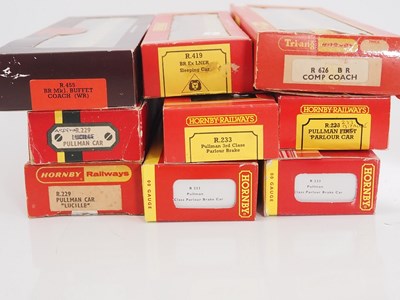 Lot 451 - A large group of HORNBY OO gauge passenger...