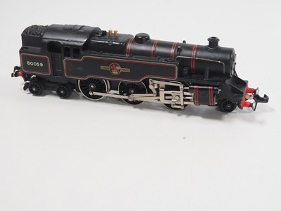 Lot 465 - A pair of HORNBY DUBLO 3-rail OO gauge steam...