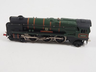 Lot 465 - A pair of HORNBY DUBLO 3-rail OO gauge steam...