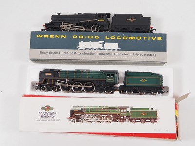 Lot 477 - A pair of OO gauge steam locomotives...