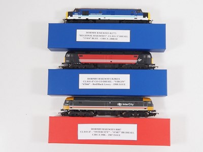 Lot 538 - A group of unboxed HORNBY OO gauge diesel...