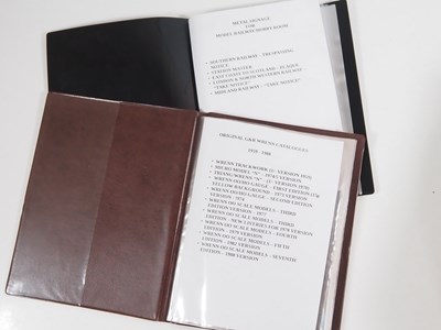 Lot 548 - A pair of binders, the first containing WRENN...